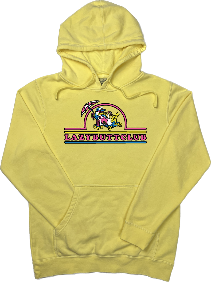 Lazy sales hoodie yellow