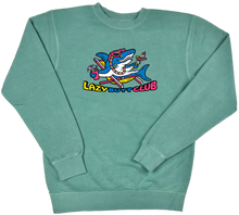 Load image into Gallery viewer, Lazy Shark &quot;pigment dyed&quot; Crewneck Sweatshirt