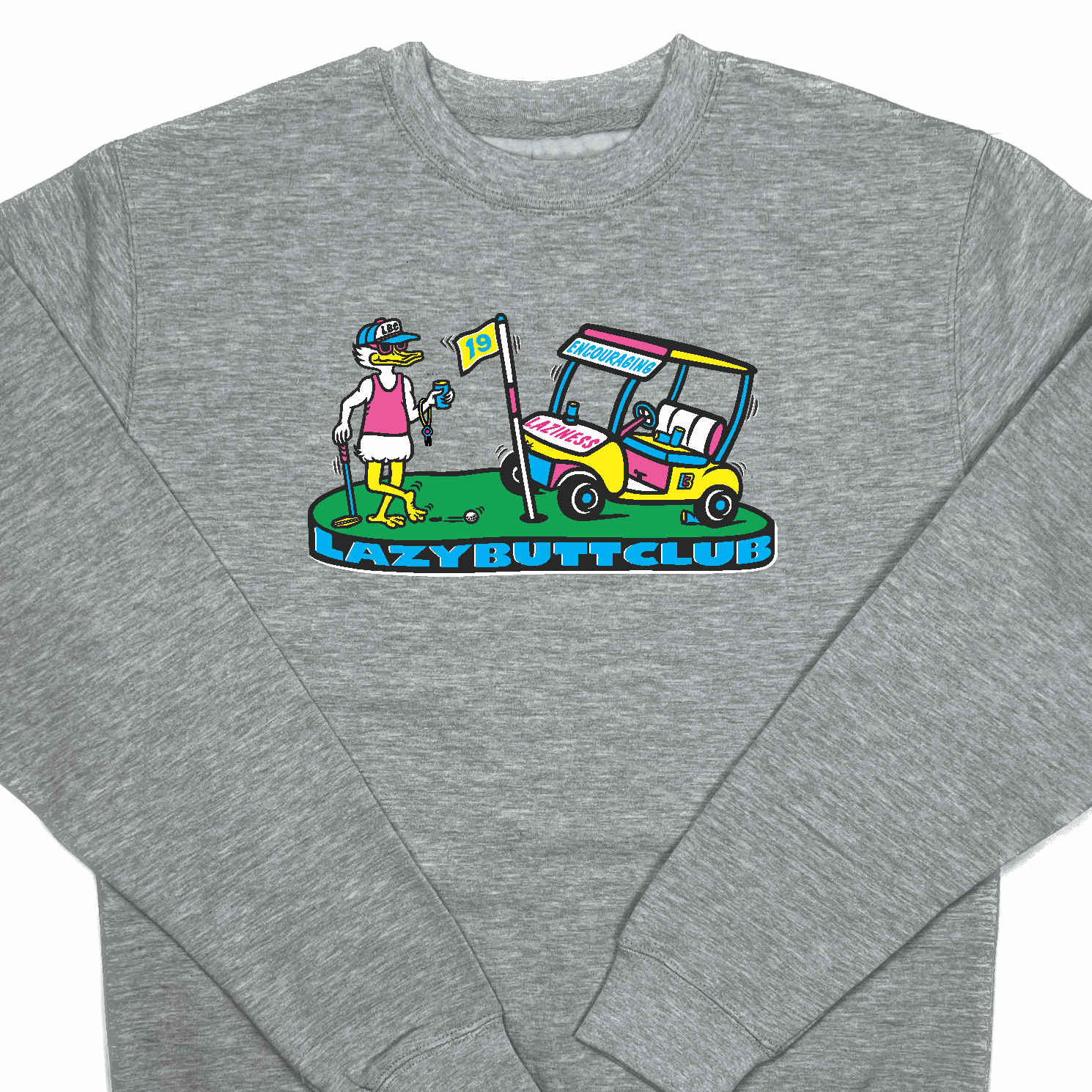 Golf logo online crewneck